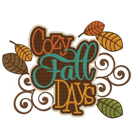 fall cozy days Bb2 - kostenlos png