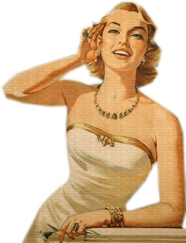 Vintage Woman - безплатен png