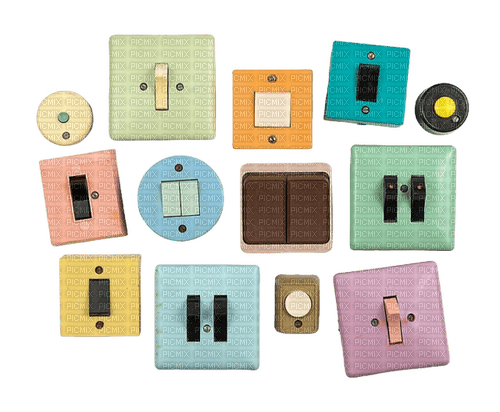 switches and buttons - gratis png