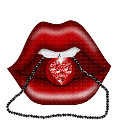 Kaz_Creations Deco Red Scrap Colours Lips - bezmaksas png
