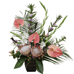 Kaz_Creations Deco Flowers Flower Vase  Colours - Free PNG