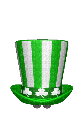 St. Patrick's Day Mouse - Gratis animerad GIF
