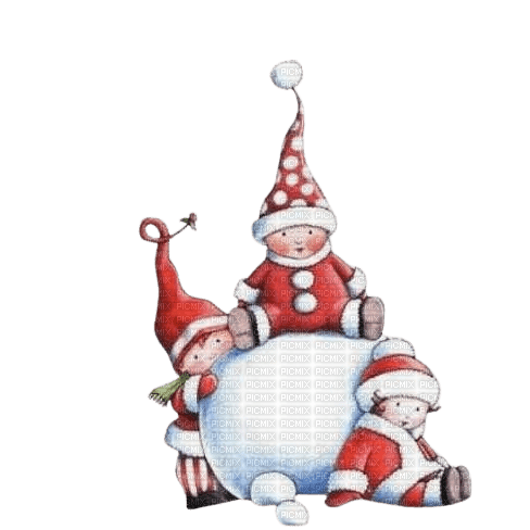 petits personnages noël - 免费PNG