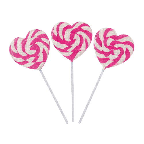 heart lollipops - zdarma png