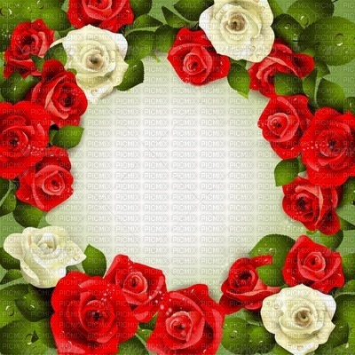 ROSES STAMP CADRE - zadarmo png
