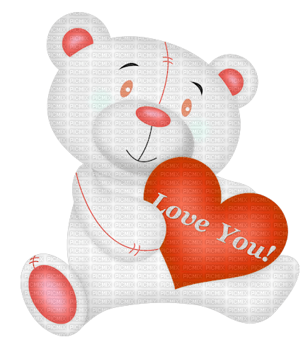 kikkapink scrap deco valentine teddy - PNG gratuit