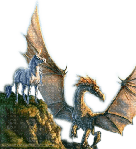 Rena Einhorn Unicorn Drachen Dragon Fantasy - png grátis