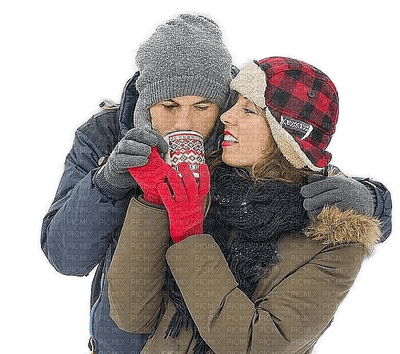 Couple.winter.hiver.Victoriabea - Free PNG
