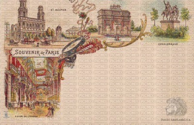 postcard vintage bp - 免费PNG
