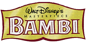 Kaz_Creations Logo Text Bambi - Bezmaksas animēts GIF