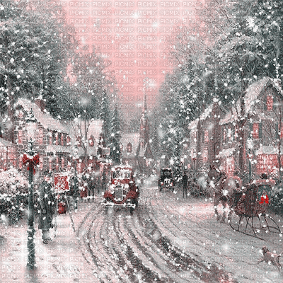 kikkapink winter vintage background christmas - Gratis animerad GIF