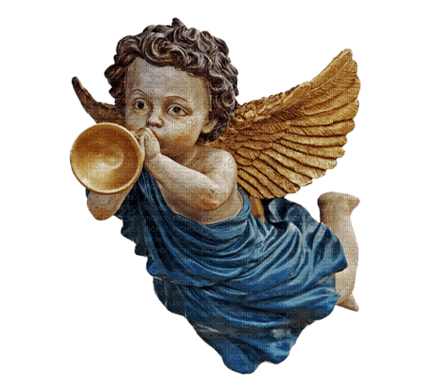 Angel with Trumpet - zdarma png