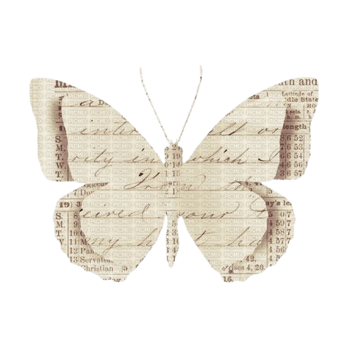 paper butterfly Bb2 - nemokama png