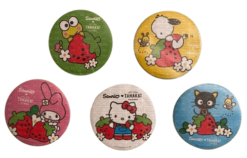 sanrio pins - 免费PNG