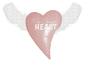 heart with wings - ingyenes png