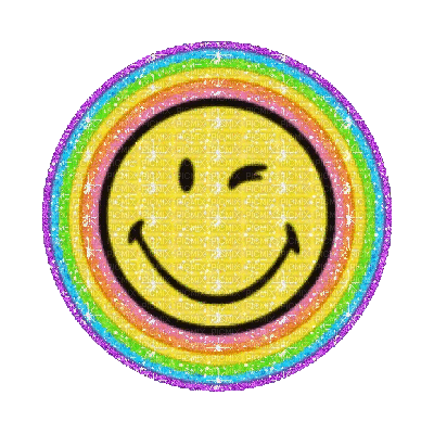 Smiley Wink - GIF animasi gratis