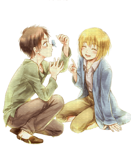 Eren and Armin - nemokama png