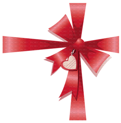 Kaz_Creations Valentine Deco Love Hearts Ribbons Bows - PNG gratuit
