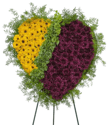 Kaz_Creations Deco Flowers Colours Wreath Sympathy Spray - png ฟรี