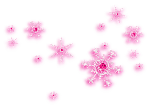 Snowflakes.Pink - ingyenes png