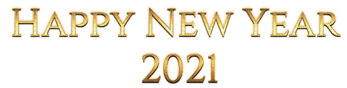 Happy New Year 2021 - PNG gratuit