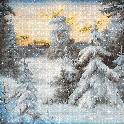 Winter snow background - Gratis animerad GIF