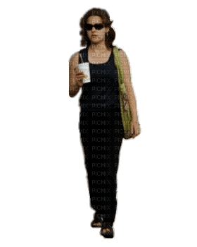 woman walking - Free PNG
