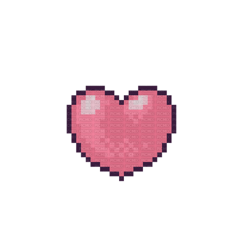 Pixel heart - бесплатно png