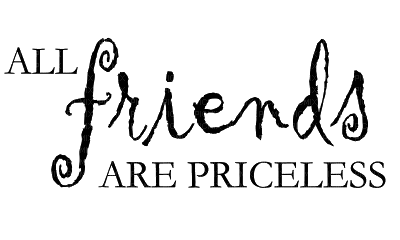 Kaz_Creations Text All Friends Are Priceless - png gratis
