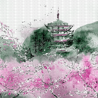 kikkapink background animated oriental - Ücretsiz animasyonlu GIF