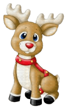 Weihnachten, Rentier, Rudolph - gratis png