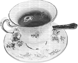 soave deco cup coffee black white - PNG gratuit