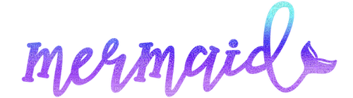 Mermaid.Text.Deco.Victoriabea - 免费PNG