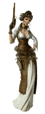 steampunk woman lady paintinglounge - ilmainen png