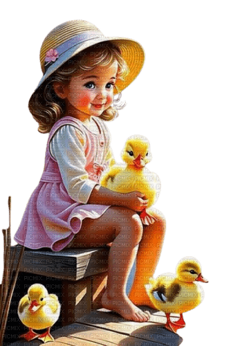 loly33 enfant canard - darmowe png