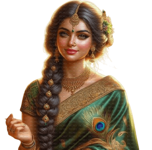 India woman - gratis png