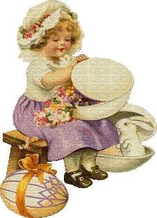 Vintage Easter bp - zadarmo png