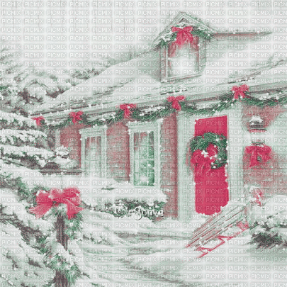 soave background animated vintage christmas winter - Gratis geanimeerde GIF