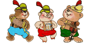 three little pigs - GIF animado gratis