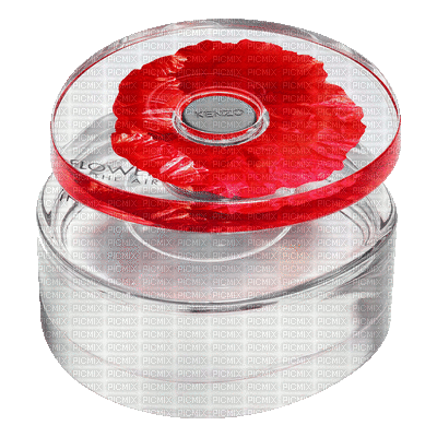 Perfume Poppy  Red Flower  - Bogusia - GIF animé gratuit