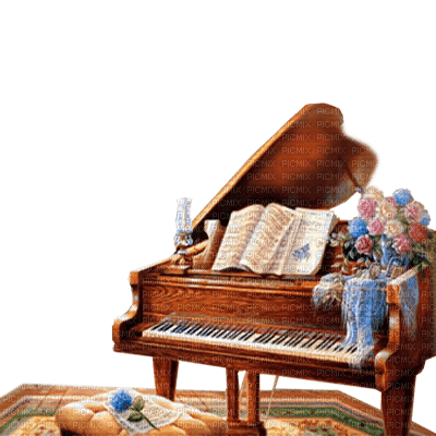 piano vintage  dubravka4 - png gratis