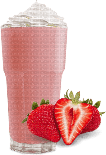 Strawberry Milkshake - ilmainen png