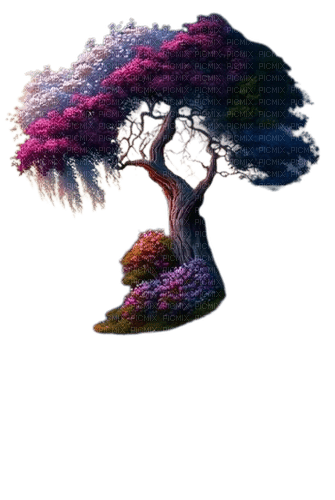 arbre et buisson - PNG gratuit