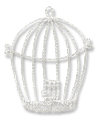 Cage Blanc Déco:;) - gratis png