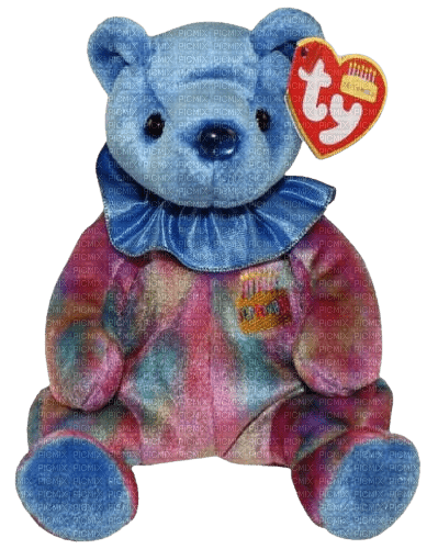 september the birthday bear beanie baby - nemokama png