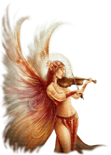 dolceluna angel fairy violin woman music - PNG gratuit