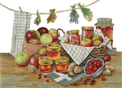 Obst, Marmelade, Vintage - безплатен png