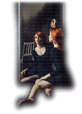mujer y espejo by EstrellaCristal - png gratis