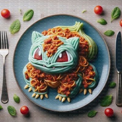 Bulbasaur Spaghetti - zdarma png