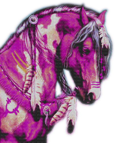 Pink horse - ilmainen png